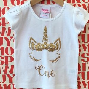 Sparkle Sisters Unicorn Birthday (One), NEW WITH TAGS